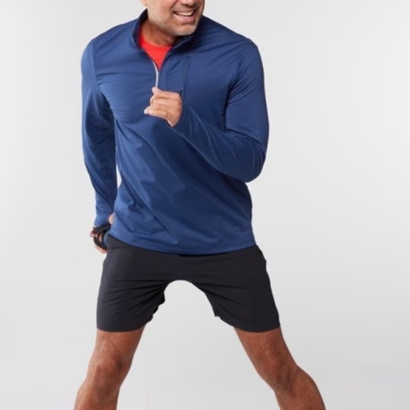 Fourlaps Venture Half-Zip Top - Men's Blue Size Small - Picture 3 of 14